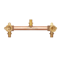 Shower Assembly Right Angled 200mm (FLOOR ENTRY)