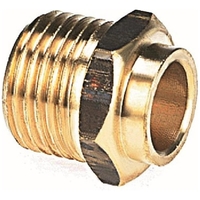 LF 15mm OD x 15mm MI #3 MALE STRAIGHT CONNECTOR (1/2" OD x 1/2" MI)