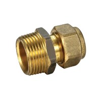 Copper Compression Union Brass 20MI X 15C Reducing