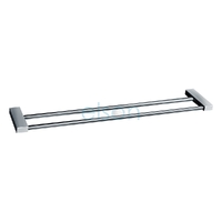 Décor DOUBLE TOWEL RAIL 750MM CHROME