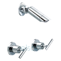 Regatta Lever Shower Set Chrome With ¾ Turn Ceramic Disc