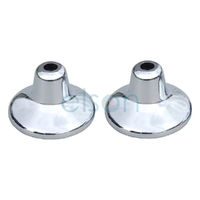 Easy Clean Wall Flange Pair Chrome Plated