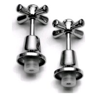 Easy Clean BASIN/SINK T/Assembly with Handle and Button PairChrome Plated