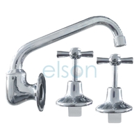 E/C WALL SINK SET TUBE SPOUT C/P 3 STAR 9L/Min WELS 3 STAR Reg. No. TM33742