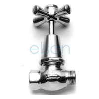 Stop Cock Easy Clean male/female Hot and Cold Buttons Chrome Plated