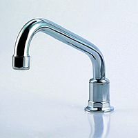 180mm Hob Sink Spout Tube Swivel WELS 4 Star C/P