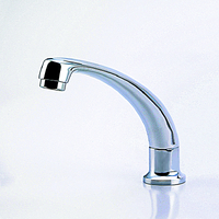 180mm Hob Sink Spout Cast Swivel WELS 4 Star C/P
