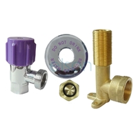 Washing Machine Kit Recycled Water 19BP Brass, 5/8" 90mm 3/4" FI