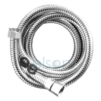 TEE 440 Shower Hose S/S L Chrome Plated 1.5m