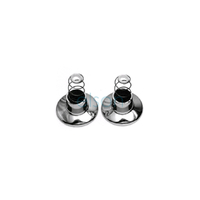 Recess Flange Pack & Spring Pair Chrome Plated