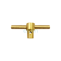 Anti-vandal Key Flat Spindle Brass