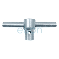 Anti-vandal Key With Spline Chrome Plated