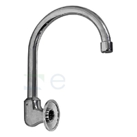 S/SPOUT G/NCK WALL 3 STAR 9L/Min 150 x 225mm CP WELS 3 STAR Reg. No. T33347