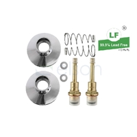 Recess Top Assembly. Pack Pair Chrome Plated