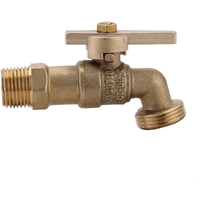20mm MI Lever Hose Cock (3/4") Br