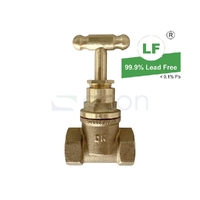 Stop Cock female/female Fullway T Head P.gland Brass, 3/4"