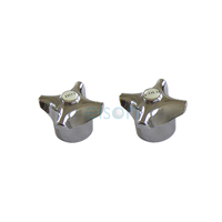 Ceduna Handle & Button Chrome Plated Pair
