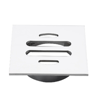 50mm Square FLoor Grate FIxed C/P 
