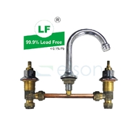 UNSTYLED BASIN SET W/ 4 STAR 7.5L/Min GOOSENECK SPOUT CP Reg. No. TM33674 WELS 4 STAR