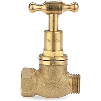 20mm M/F Stop Cock (3/4") Br