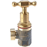 15mm X 20mm Washing Machine Cock (1/2" X 3/4") Br