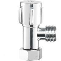 Loose Nut 1/4 Turn Mini Cistern Cock Ceramic Disc C/P