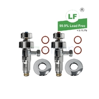 Washing Machine Conversion Unit Pair Chrome Plated