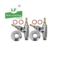Unstyled Washing Machine Conv Unit Left Hand Pair Chrome Plated