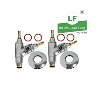 Unstyled Washing Machine Conv Unit RIGHT-HANDPair Chrome Plated