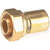 LF 20mm OD x 20mm FI #62 STRAIGHT UNION CONNECTOR (3/4" OD x 3/4" FI)