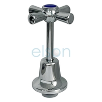 Anti-vandal Easy Clean BASIN/SINK T/Assembly with Handle and Button Cold Chrome Plated