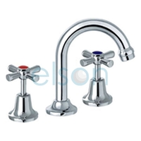 ANTI-VANDAL E/C BASIN SET WITH 4 STAR 7.5L/Min G/NECK SPOUT CP WELS 4 STAR Reg. No. TM33674
