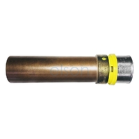 Adapt PEX-AL GAS BARB 32mm With 100mm x DN32 CU Tail DN32 x DN32