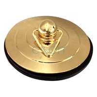 Plug Brass Deluxe Gold Plated, 32mm