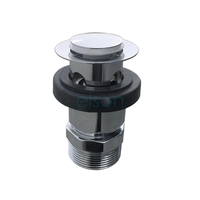 Plug & Waste Pop-up Brass Chrome Plated,multi Purpose OVERFLOW/NON-OVERFLOW, 32mm/40mm