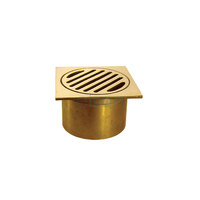 Grate Suit Leak Control Flange Square Brass Pb, 80mm