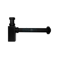Trap Copper Bottle Square Adjustable Copper Black, 40mm x 335mm