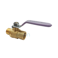 Ball Valve 728 Series DR Brass Recycled Water Lever Handle male/female Lilac Handle, R3/4 x Rp3/4