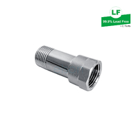 Dual Check Valve Mini DR Brass Chrome Plated, R1/2 MI x Rp1/2 FI