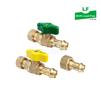 Ball Valve Press Kit Gas Instantaneous. Water Heater Loose Nut x Press, G3/4 FI DN15