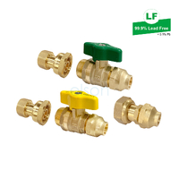 Flared UBV Kit Gas Instantaneous Water Heater DR Brass, G3/4 FI x 15Cn
