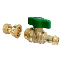 PRESS Water Ball Valve DR BRASS Lever Handle