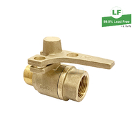METER BALL VALVE 740 SERIES DR BRS R3/4 x Rp3/4 LOCKABLE
