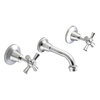 Old Kent Bath Set Chrome Plated LF