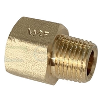 Adaptor Screwed Brass, 6mm (1/4")