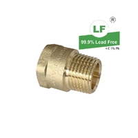 Adaptor Screwed Brass, 15mm (1/2")