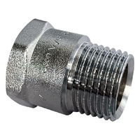 Adaptor Screwed Brass, Chrome Plated, 15mm (1/2")