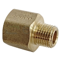 ADAPTOR REDUCING 10mm FI x 6mm MI (3/8" x 1/4") BRASS