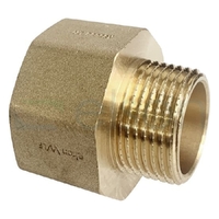 Adaptor Screwed Brass Reducing, 32mm FI x 25mm MI