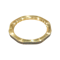 Back Nut, Screwed Brass